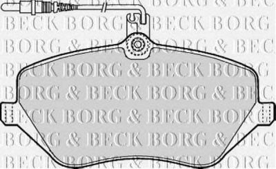 BORG & BECK bbp1898 -  Комплект тормозных колодок, дисковый тормоз